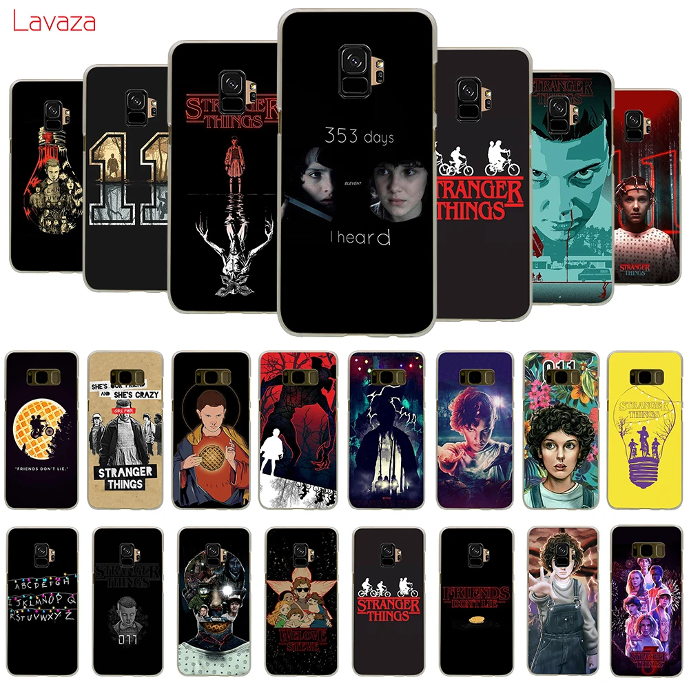 

Lavaza Stranger Things Hard Phone Cover for Samsung Galaxy S8 S9 S10 Plus A50 A70 A6 A8 A9 2018 Case