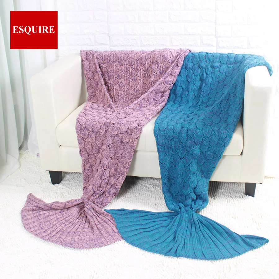 Одеяло в виде рыбьего хвоста 70x190 см 90x см|throw blanket|tail blanketblanket crochet |