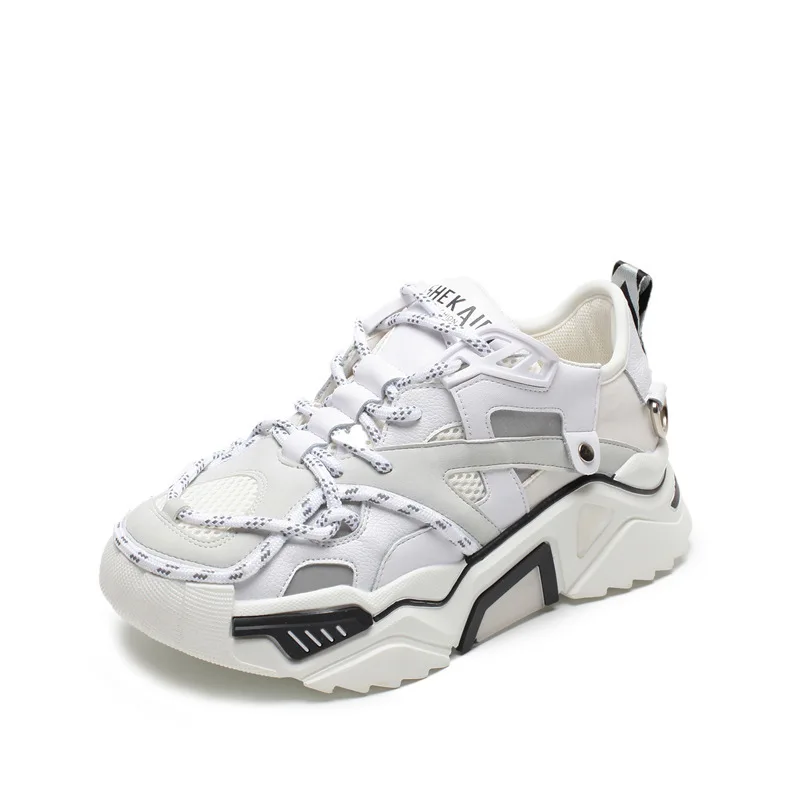 Dad Platform Shoes Woman Autumn Trend Light Run Leisure Time Sneakers White Women Shoes Tenis Sapato Feminino Casual Footwear Dad Platform Shoes Woman Autumn Trend Light Run Leisure Time Sneakers White Women Shoes Tenis Sapato Feminino Casual Footwear