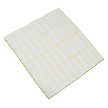 

Wholesale White Square Design Self Adhesive Blank Sticky Label For DIY Gifts Package Sealing Paper Stickers Packaging Labeling