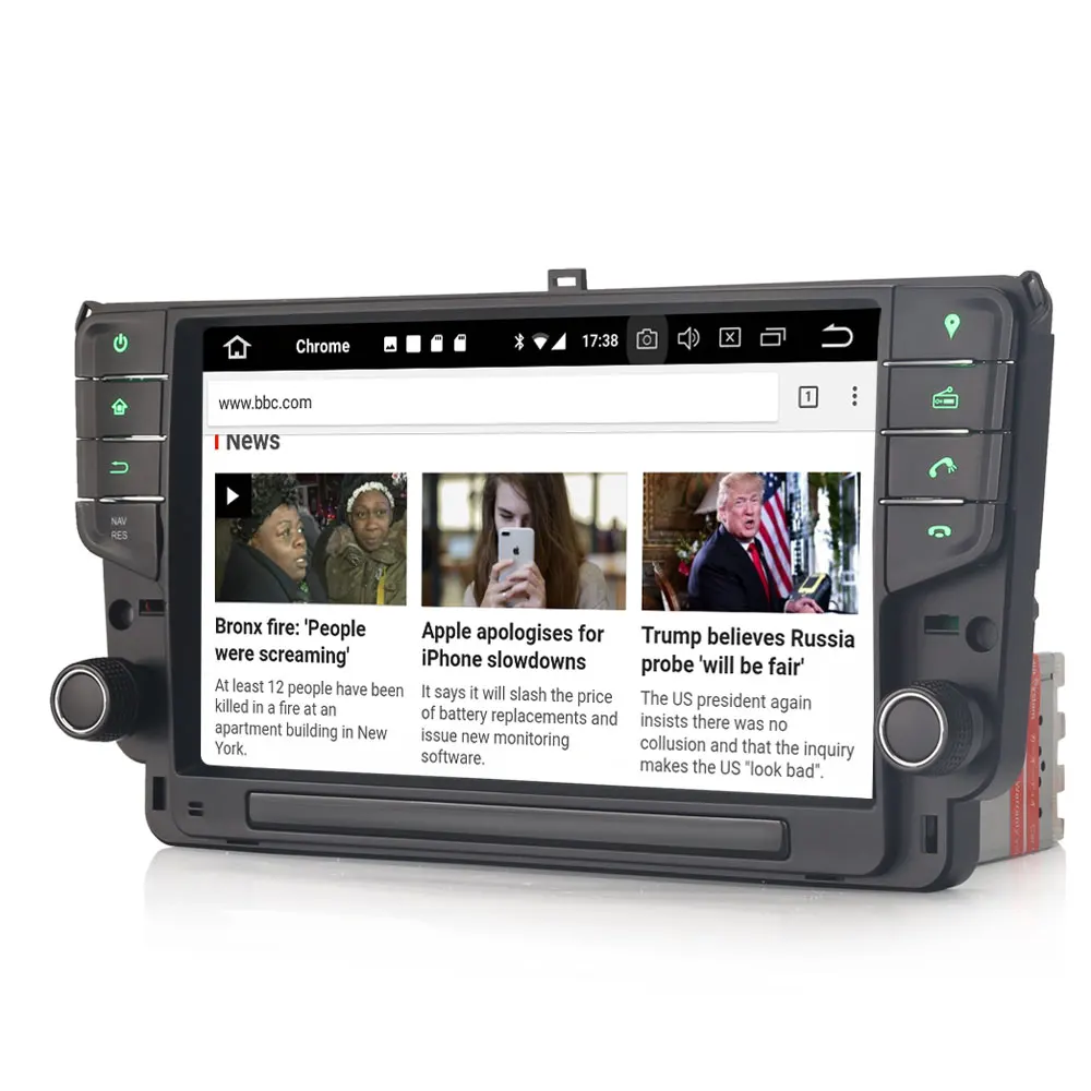 Sale Erisin ES3811G  PX30 Android 8.1 Car Multimedia Player 9" Car DVD GPS for VW Golf VII/7 4