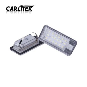 

CARLitek 12v led license number plate light external bubl 5050 smd chip car accessories for Audi A3 S3 A8 S8 Q7 A6 B6 S6 A4 S4