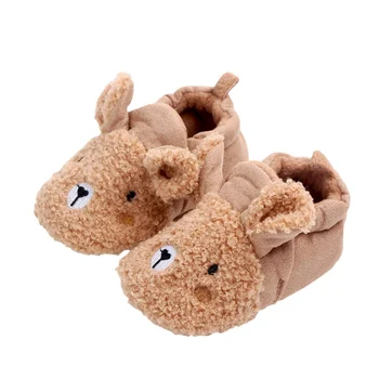 

Newborn Baby Shoes First Walkers Soft Bottom Anti-skid Girls Shoes Footwear Classic Spring Cotton Cartoon Princes Boy Shoes