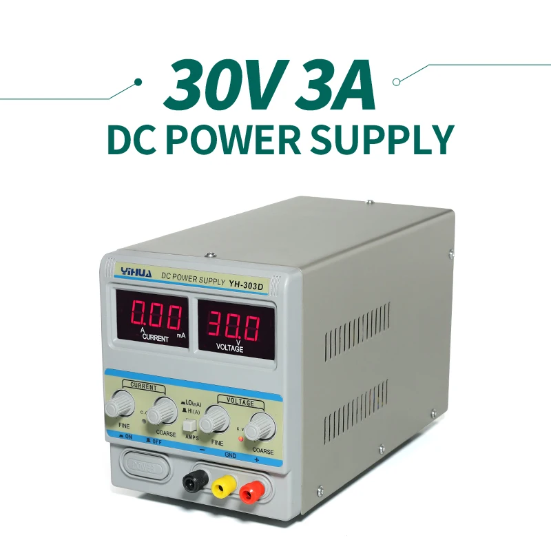 

YIHUA 303D Switching Rework Station Laboratory Regulated Power Supply 0-30V / 0-3A