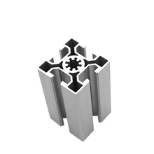 Серебристо-черный анодированный рельс Лучшая цена алюминиевый профиль для алюминиевых т-образных принтеров и фрезерных станков с ЧПУ Алюминиевый индивидуальный экструдер