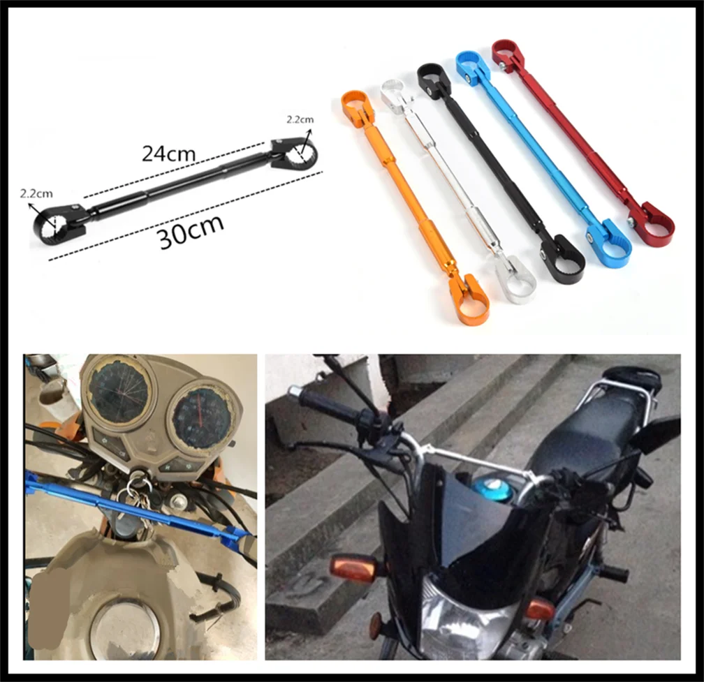 

Motorcycle styling handlebar balance bar reinforcement rod crossbar for BMW F800GT F800R F800S F800ST HP2 EnduRo HP2 Megamoto