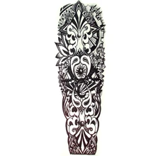new sun large waterproof full arm tattoo sticker Sleeve body art for men women fake tattoos paper paste sticker