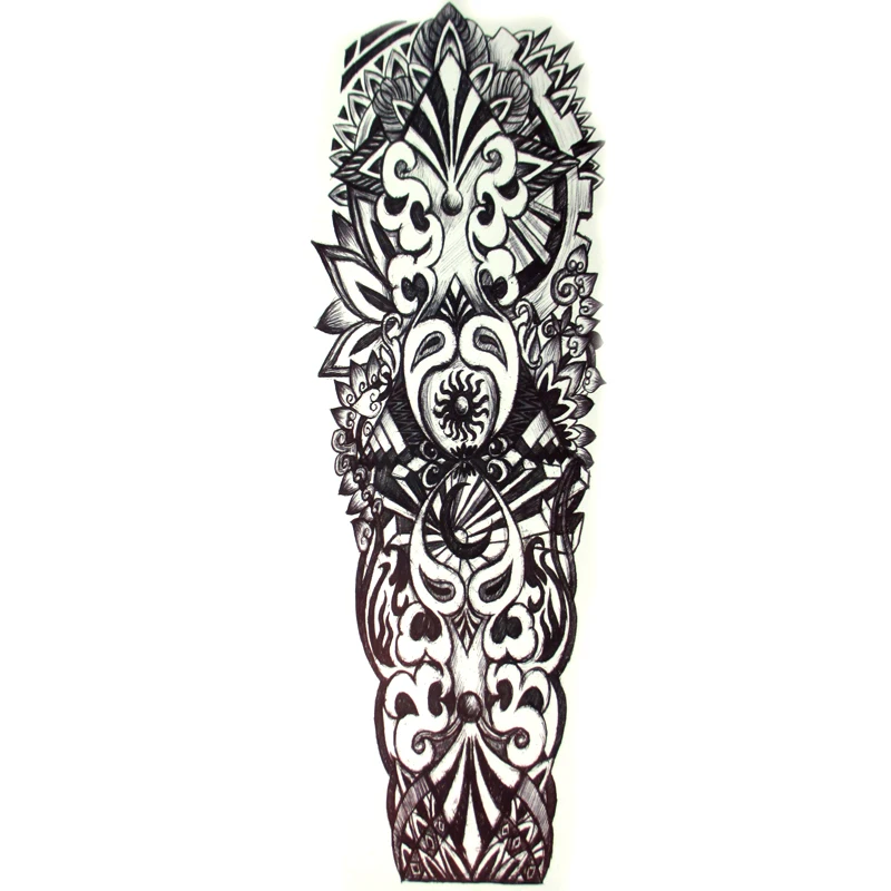 

new sun large waterproof full arm tattoo sticker Sleeve body art for men women fake tattoos paper paste sticker