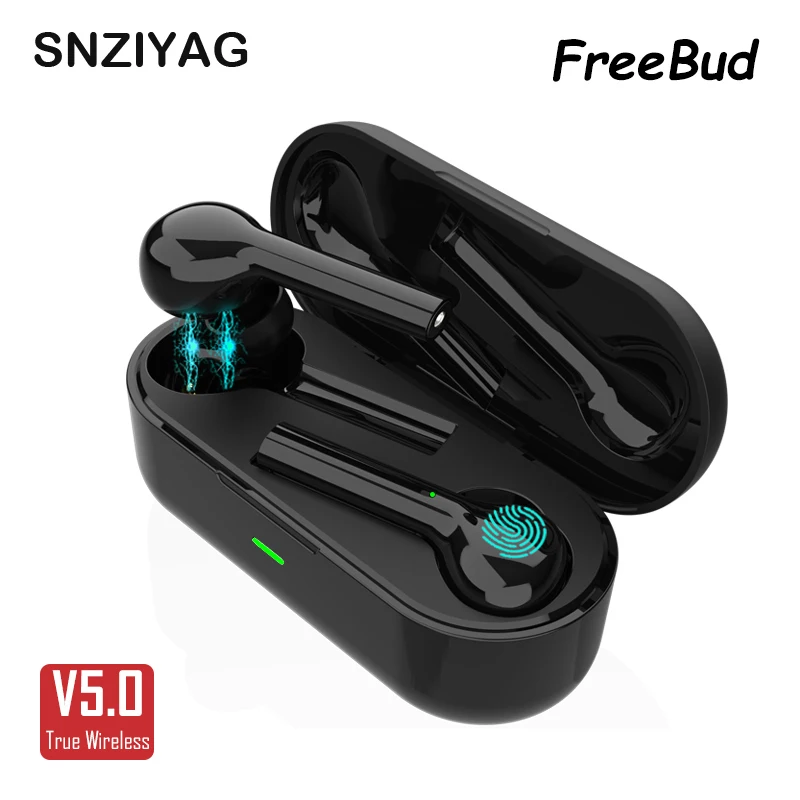 

FreeBud TWS Wireless Bluetooth Earphones 5.0 True Wireless Earbuds Headset Stereo Bluetooth Earphone For iphones xiaomi samsung