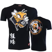 VSZAP Mirko Crogop Fighter Killer Bee Fight Muay Thai Sanda MMA Fitness Men T-Shirt Sporting Tee Shirt Homme UFC Fighting