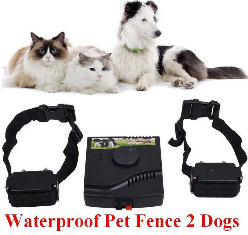 Waterproof Safety font b Pet b font Training Control Underground Electric Device Dog Fence Fencing System