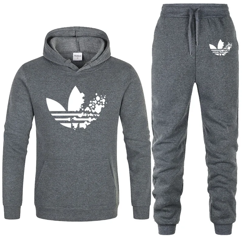 

New Fashion Hoodies A DI Graffiti Sweatshirt Men/Women Hoodies Sweatshirts+Sweatpants Suits Autumn Winter Fleece Hooded Pullover