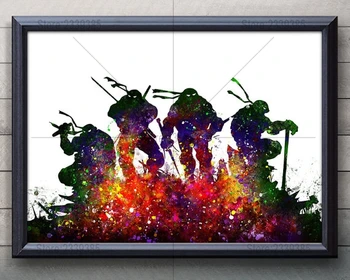 

Diy Diamond Painting Cross Stitch ninja turtle Crystal Rhinestones Mosaic Diamond Embroidery Grill Room Decor Gift