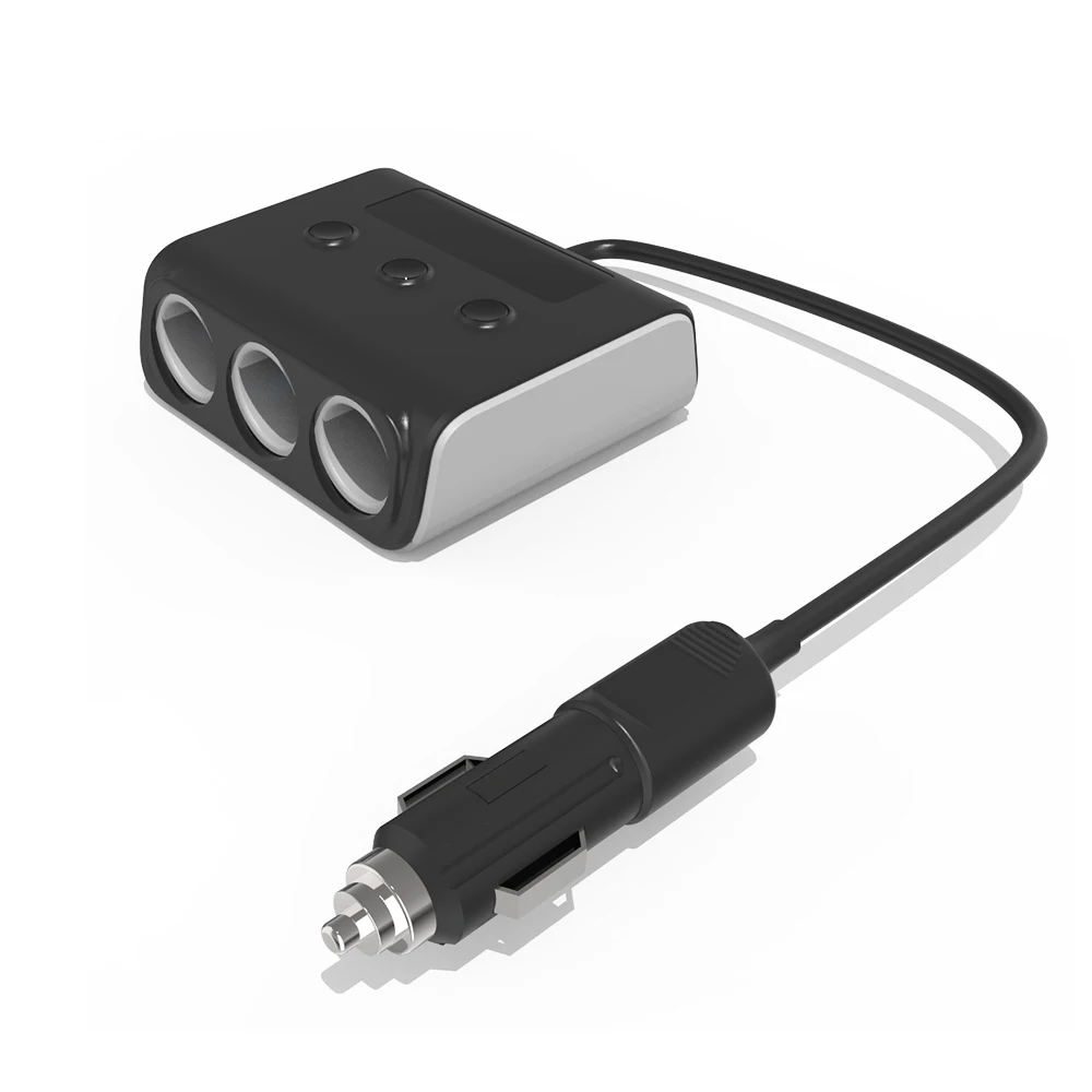 Powstro 1 до 3 разветвитель прикуривателя с 4 USB интерфейсом 100 Вт автомобильное