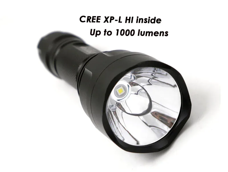 Охотничий фонарь Lanternas C8 CREE XP-L HI V3 светодиодный медная основа 12x7135 светодиодный фонарик с драйвером+ двойной режим дистанционного управления+ зеленые линзы