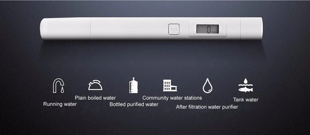 Original Xiaomi Water Quality TDS Meter Tester Portable Detection Water Purity Quality Test EC TDS-3 Tester Measurement Tool 15
