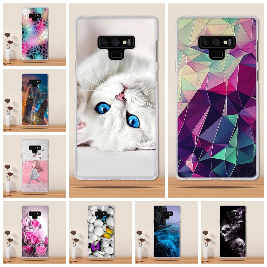 

For Samsung Note 9 Case Cover Cute luxury Silicon Coque Phone Case For Samsung Galaxy Note 9 Case Cover Capa Funda Back Cover