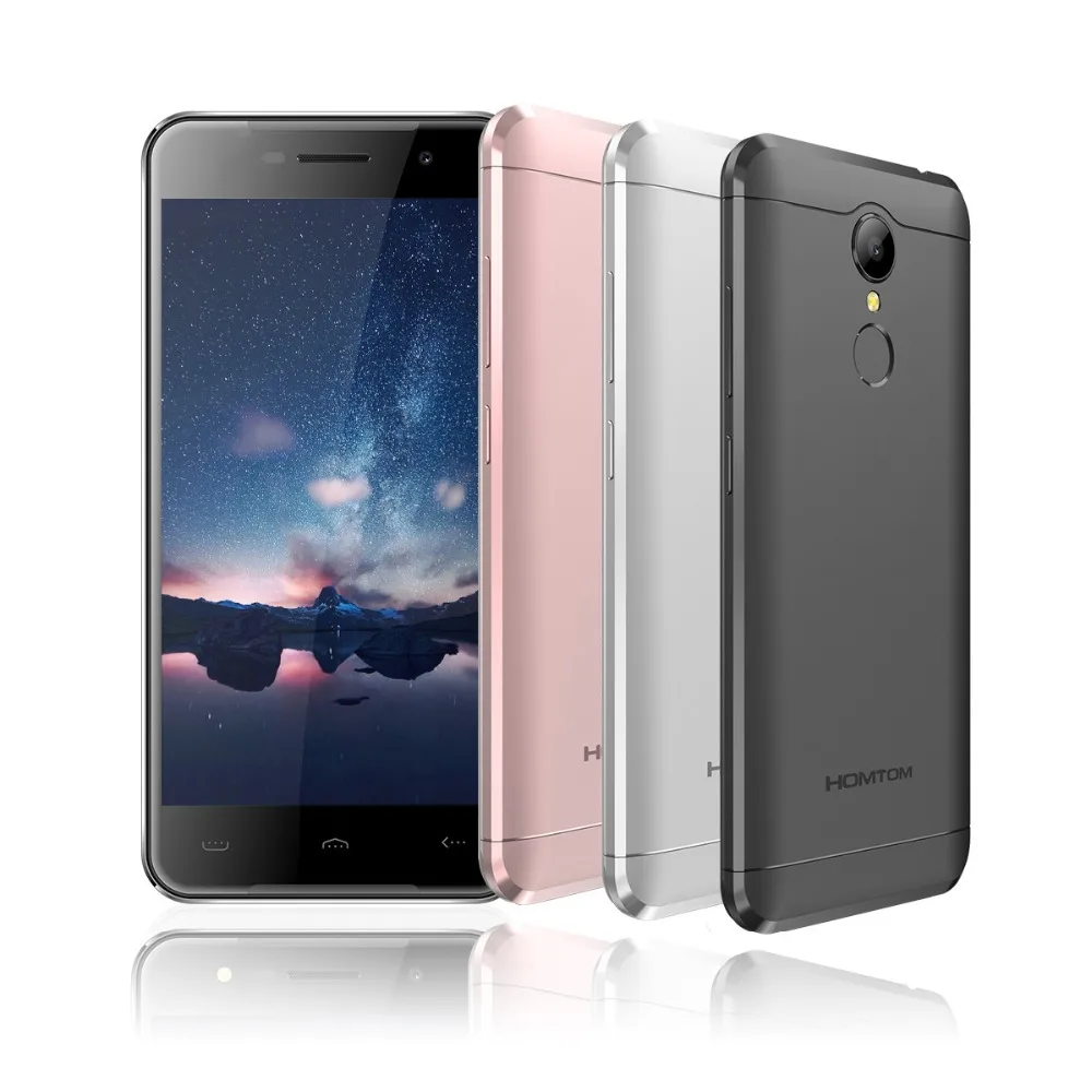 HOMTOM HT37 Android смартфон MTK6580 четырехъядерный 1,3 ГГц 16 Гб rom 2 Гб ram 5,0 дюймов HD отпечаток пальца 13 МП 3000 мАч мобильный телефон