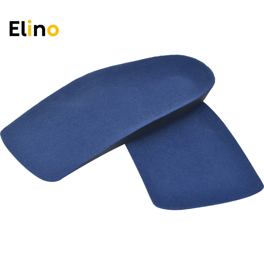 

Elino EVA Height Increase Insoles Half Length Foot Elevator Pads Shock Absorption Heel Lift Cushion for Men Women Increase 2CM