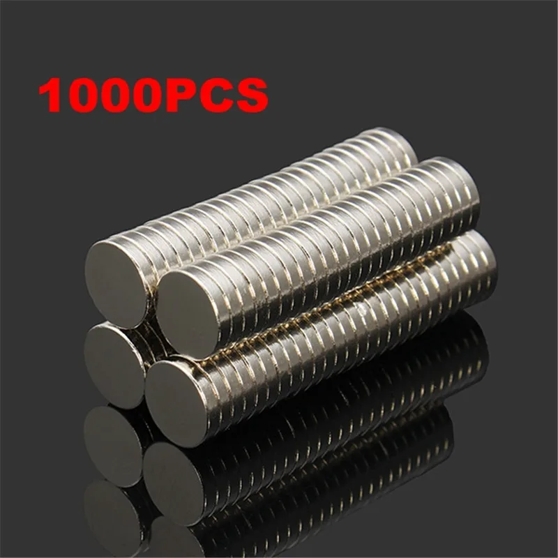 

100pcs/set N52 10mm x 2mm NdFeB Super Strong Disc Magnet Powerful Small Round Rare Earth Neodymium Magnets Magnetic Materials