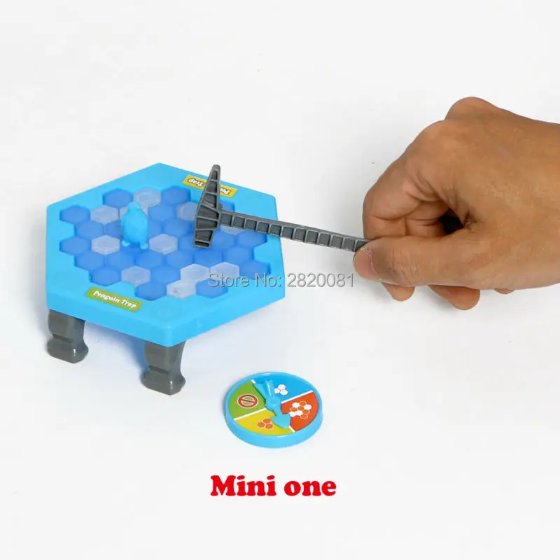 lower price  Ice breaking save the penguin classical toy set 2 style mini/normal setinterested game family child