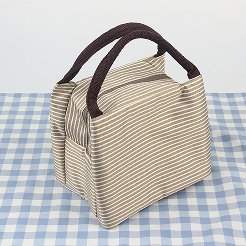 Портативный мешок пикника Водонепроницаемый Термальность обед мешок хранения Еда Холст Пляжные сумки кулер поле сумка для Открытый