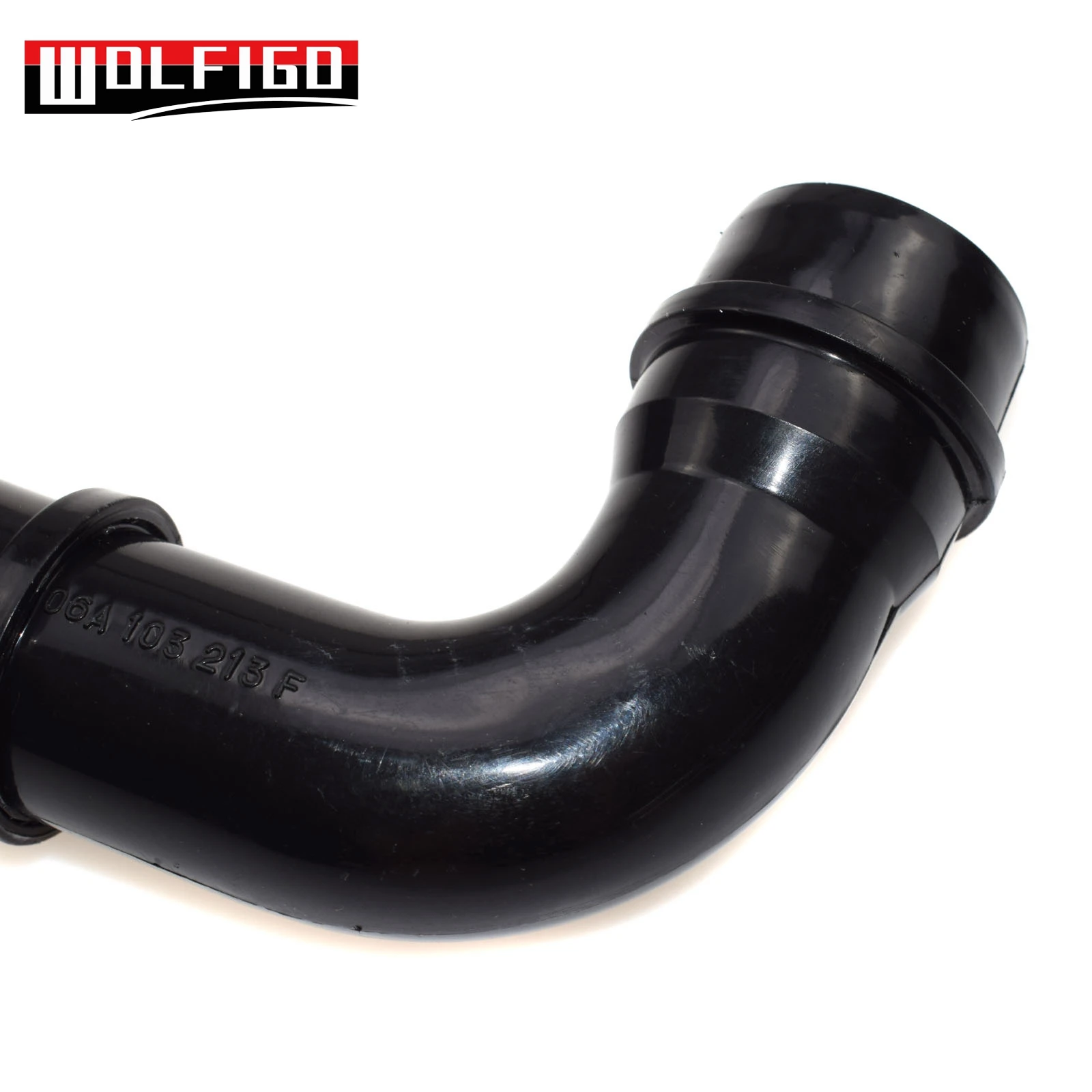 New Crankcase Breather Hose Intake Air Tube Connector For VW Audi 06A103213F