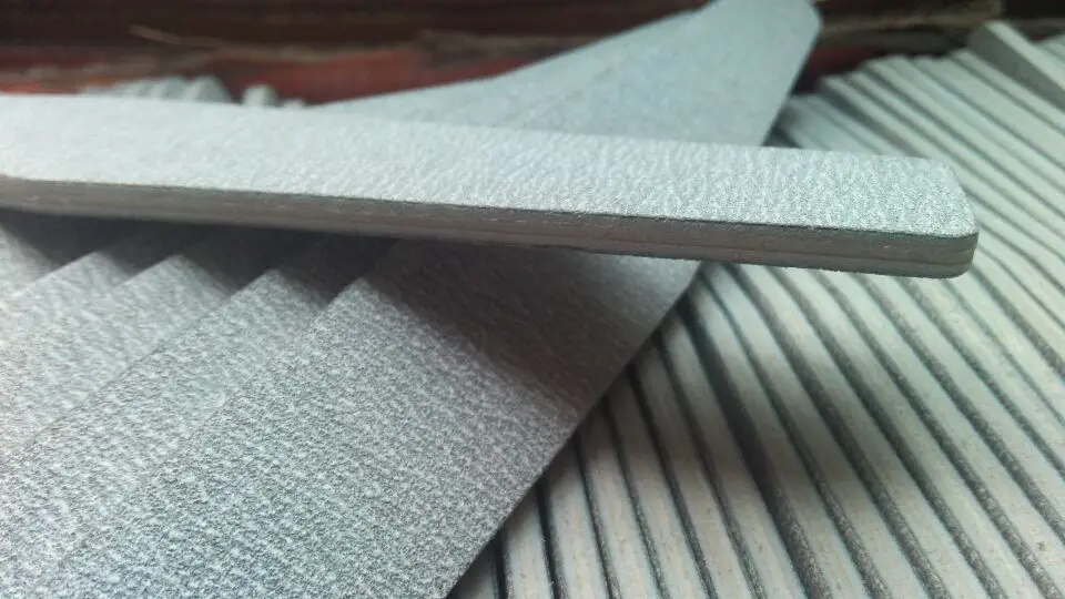 

Diamond Grey Fox Nail Files - (50pcs) Professional Acrylic Nail File 180/180 Grit Zebra Sanding Files 7" NEW