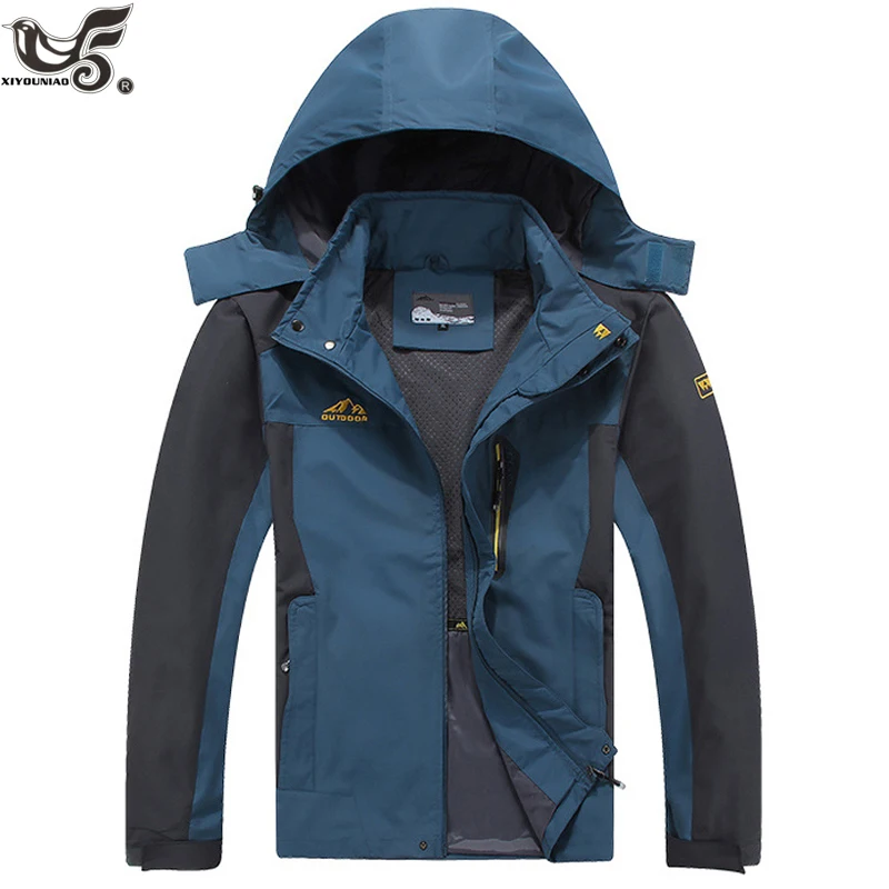 

XIYOUNIAO plus size L~ 7XL 8XL brand Shark Skin Military Jacket Men Softshell Waterpoof windproof Tactical Outerwear Hoodie Coat