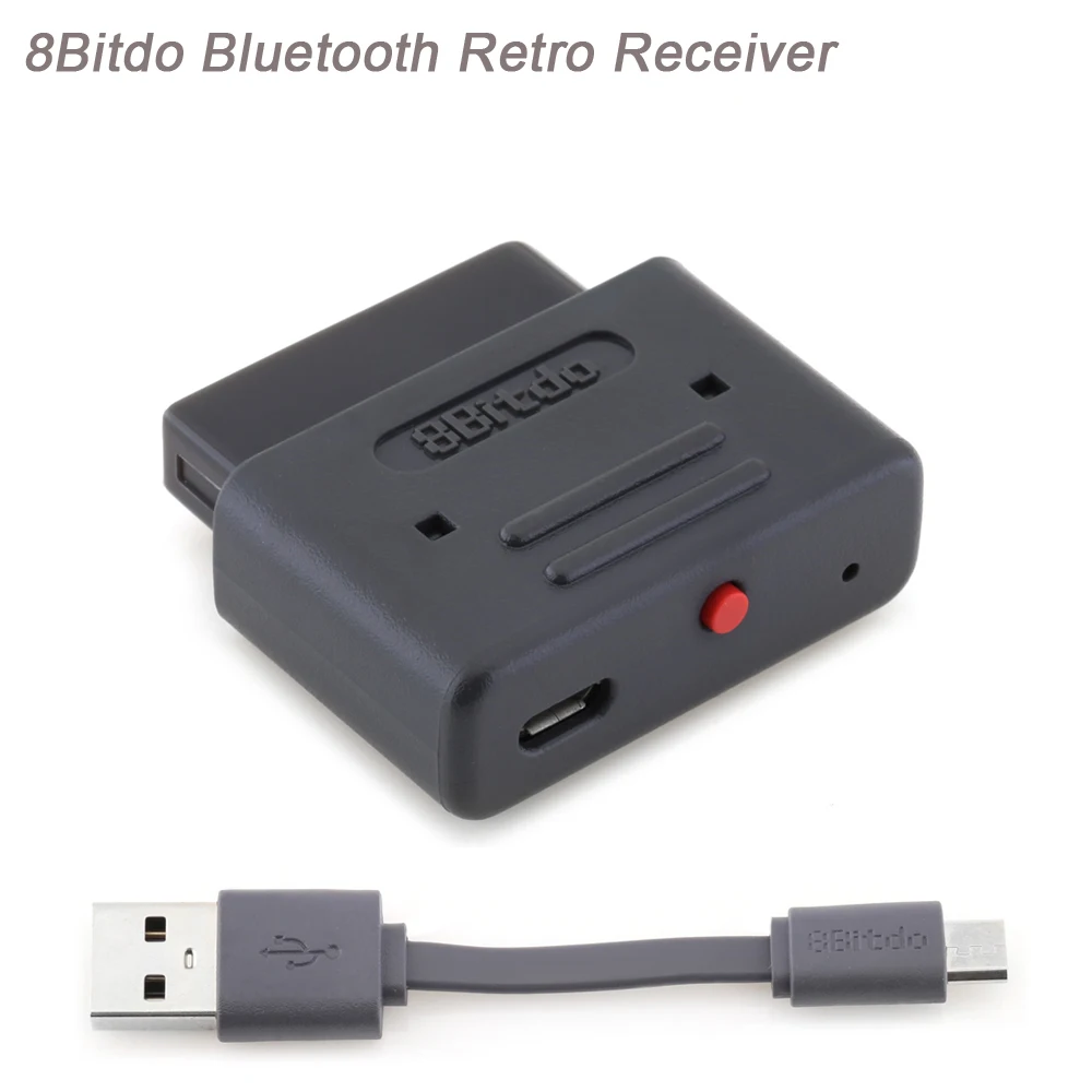 Оригинальный 8 Bitdo Bluetooth приемник для старых консолей работает SNES/SF30 NES30/SF30 Pro/NES