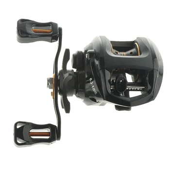 

Baitcasting Fishing Reel 12+1 Ball Bearings 6.3:1 Gear Ratio High Speed Reel with Magnetic Brake System Right Hand