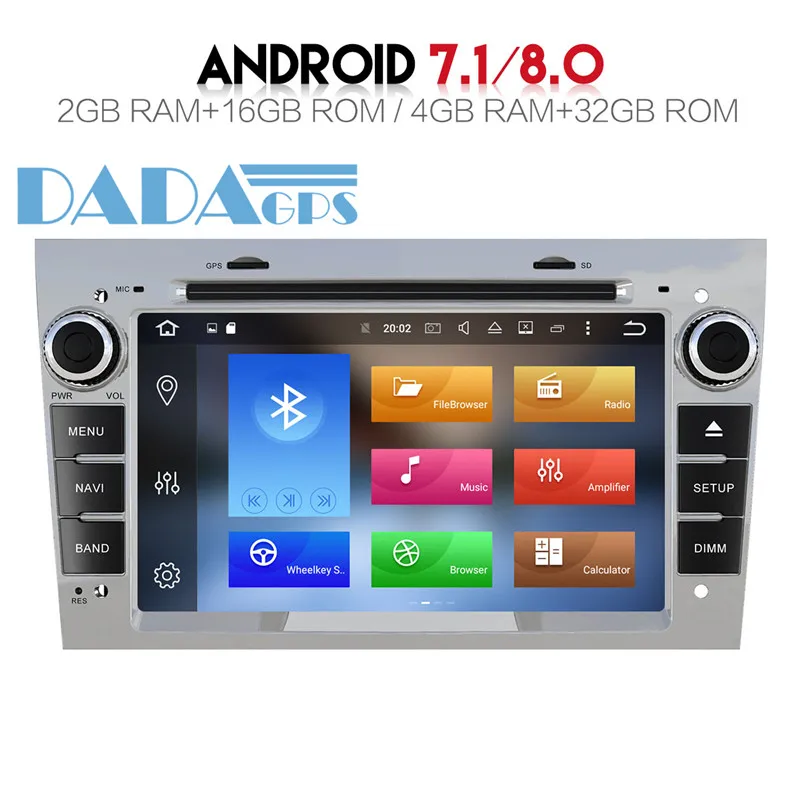 Discount Android 8.0 4GB+32G Car DVD GPS Navigation Autoradio For Opel Astra H G J Antara VECTRA ZAFIRA Vauxhall with CAN-BUS head unit 7