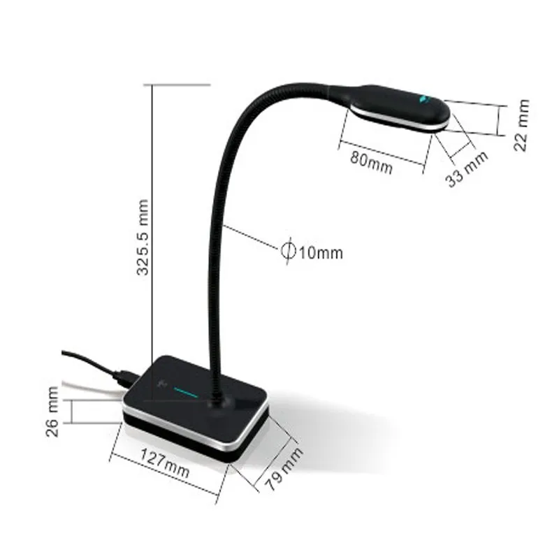 Vh801af Гусенек Дизайн 5.0 МП с автофокусом Визуальные презентеры с usb и HDMI Порты и разъёмы и подключение к электронные доски и 180 OCR