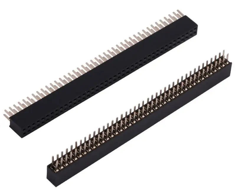 5 шт. шаг 1 27 мм 2x4 0/50 контактов 80/100 Контактов женский штыревой разъем |