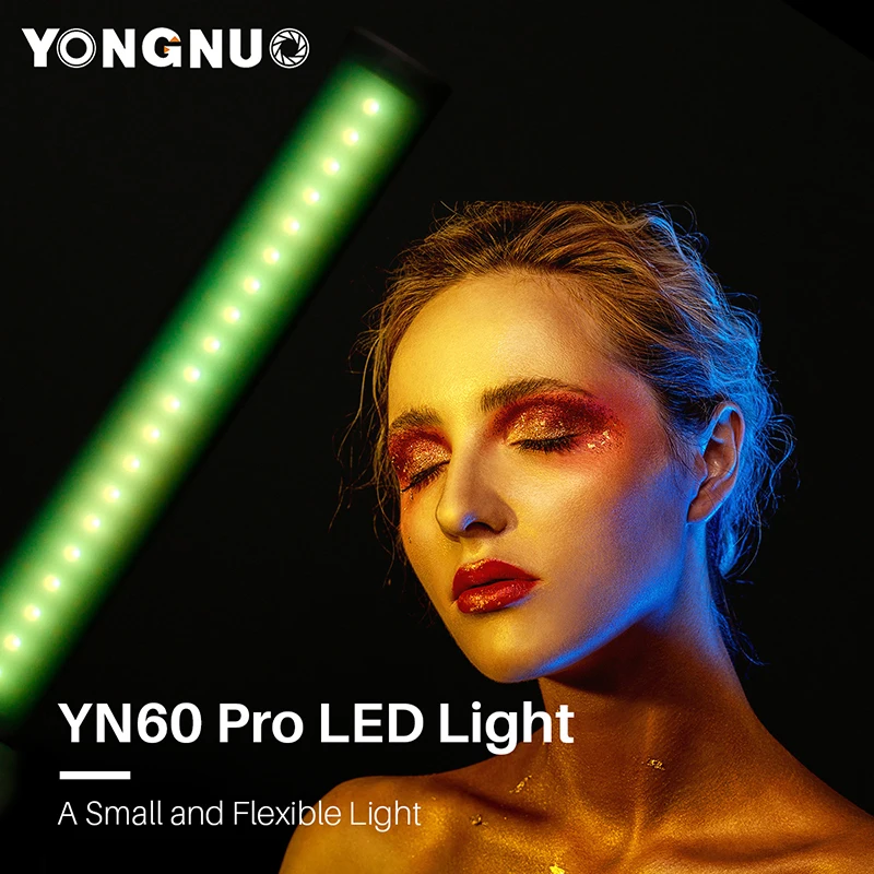 

Yongnuo YN60 Portable ICE Stick LED Video Light RGB full Color built-in 5200 mAh Battery Power Bank Photographyic Lighting