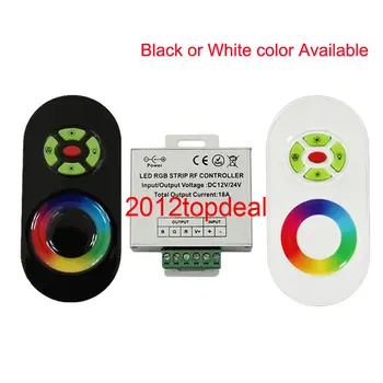 

DC 12V-24V Wireless RF Touch Panel Dimmer 18A RGB Remote Controller F RGB Light