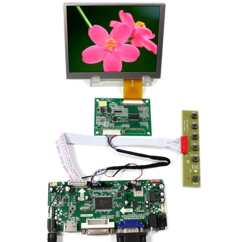 Плата ЖК-контроллера HD MI VGA DV Audio M.NT686765.6inch AT056TN52 V3 640x480 ЖК-панель | Электроника