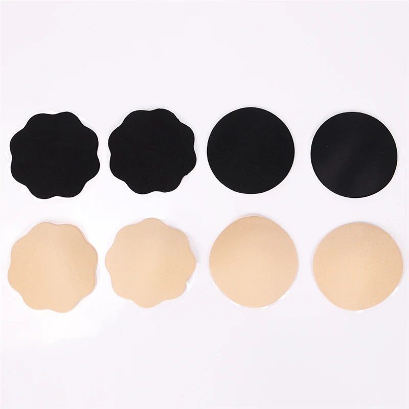 Seamless Chest Stickers Reusable Self Adhesive Silicone Bra Breast Pad Pasties Petal Nipple Cover Invisible Intimates Bra Pad 15 (7)