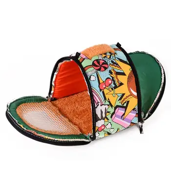 

1Pc Portable Small Pet Travel Bag Hamster Carrier Breathable Outdoor Hedgehog Bag