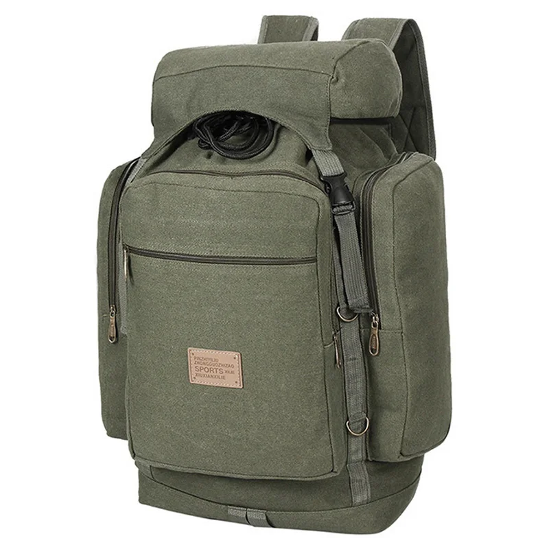 Billig Männer Armee Große Kapazität Reise Military Rucksack Männlichen Bergsteigen Camp Leinwand Casual Multifunktions Taschen Für Männliche