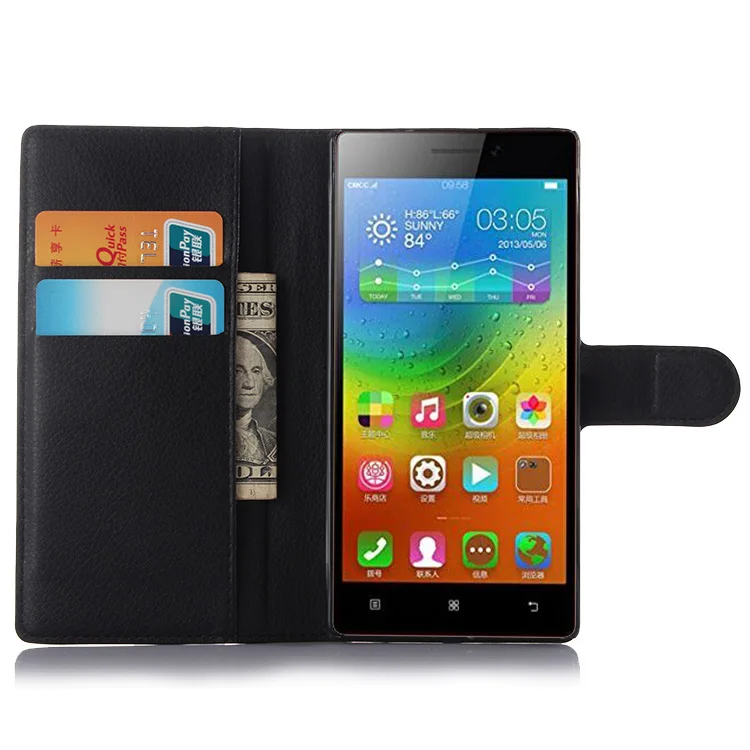 Модный чехол кошелек из искусственной кожи защитный книжка для Lenovo VIBE X2 слот