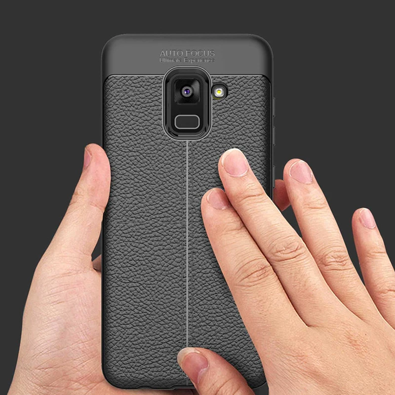 YUETUO кожаный чехол для телефона samsung galaxy a7 2018 a 7 a750 a730 силиконовые
