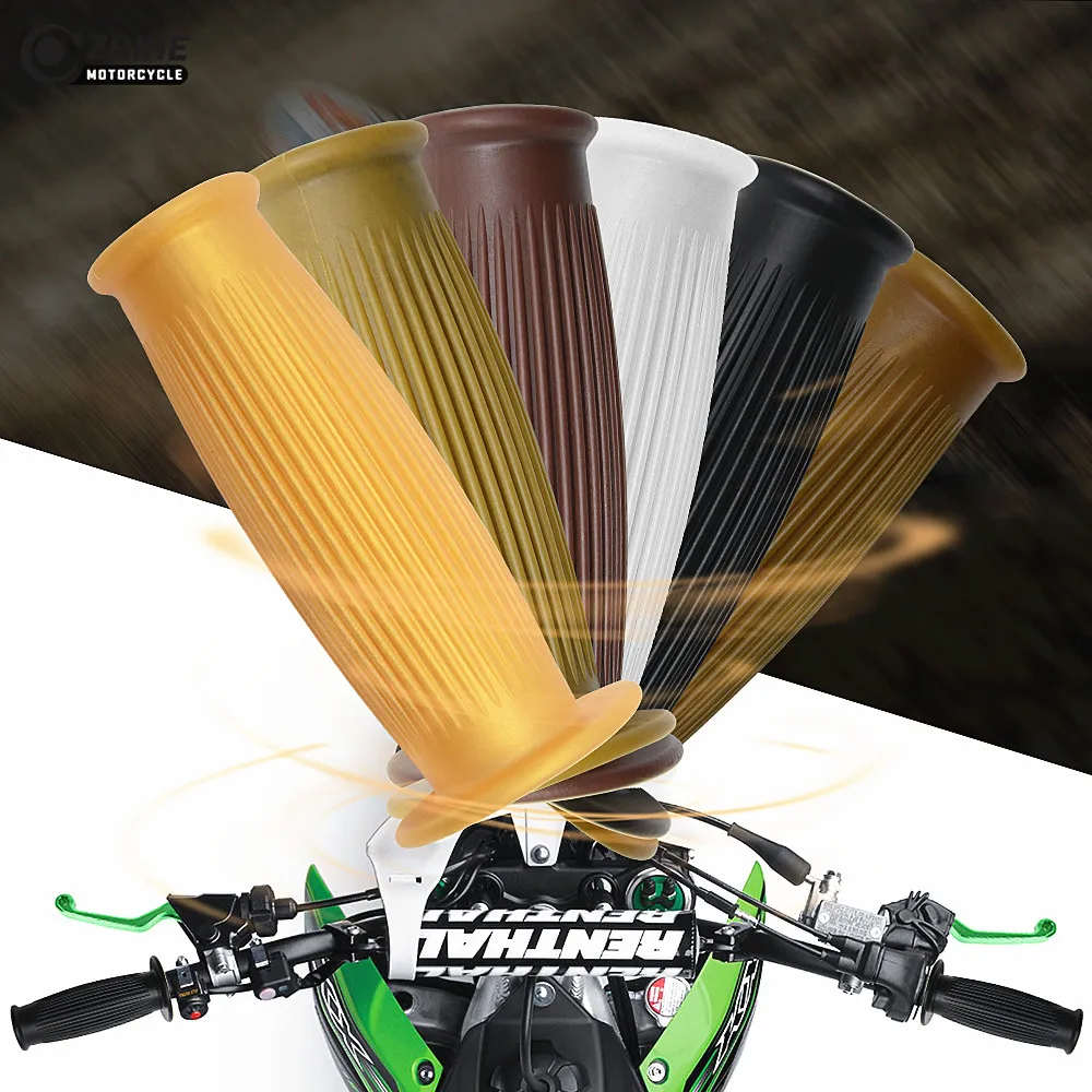 22/24mm Motorcycle Handle Grip Cafe Racer Protaper Handlebar grip Dirt Pit Bike for Honda CB400 superfour CB750Four GB250