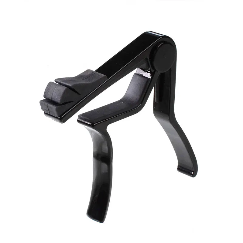 Alice Black And Silver Capo For Acoustic/ Electric/ Classical Guitar Cappo On Guitarra With Pick Holder