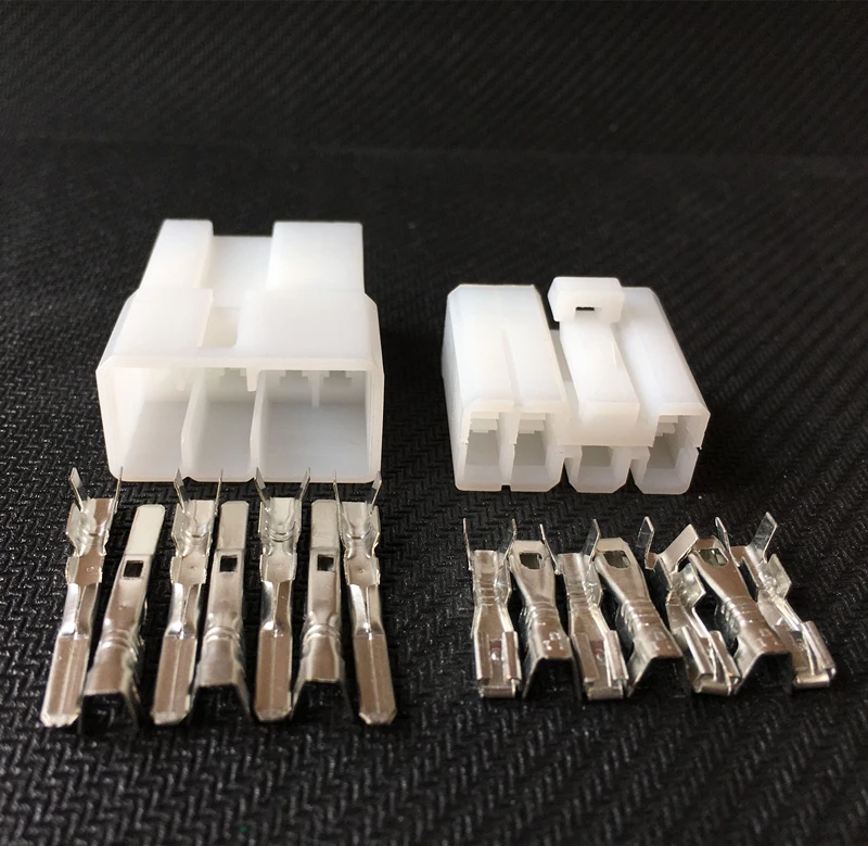 5 Sets Motorcycle Wire Harness 7 Pin Male Female Auto Connector-in