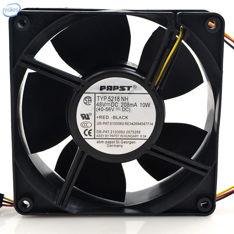 TYP 5218 NH Высококачественный Вентилятор охлаждения DC 48V 10W 0.208A 12038 12 см 120*120*38 мм 3