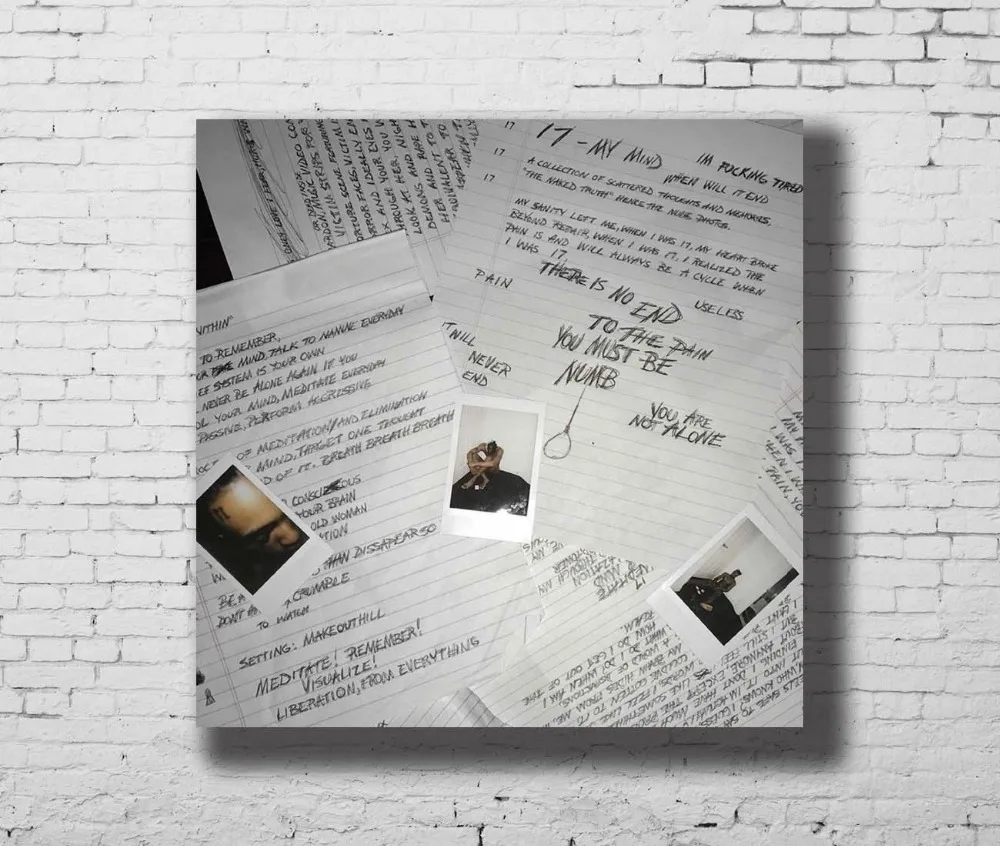 

Art Print POSTER XXXTentacion 17 Debut Album Music Cover Home Decoration Hot Wall Canvas 16x16 24x24 30x30inch G-324