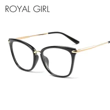 Королевская девушка кошачьи очки оправа Простые ретро женские брендовые дизайнерские очки Оптические прозрачные линзы очки UV400 ss212
