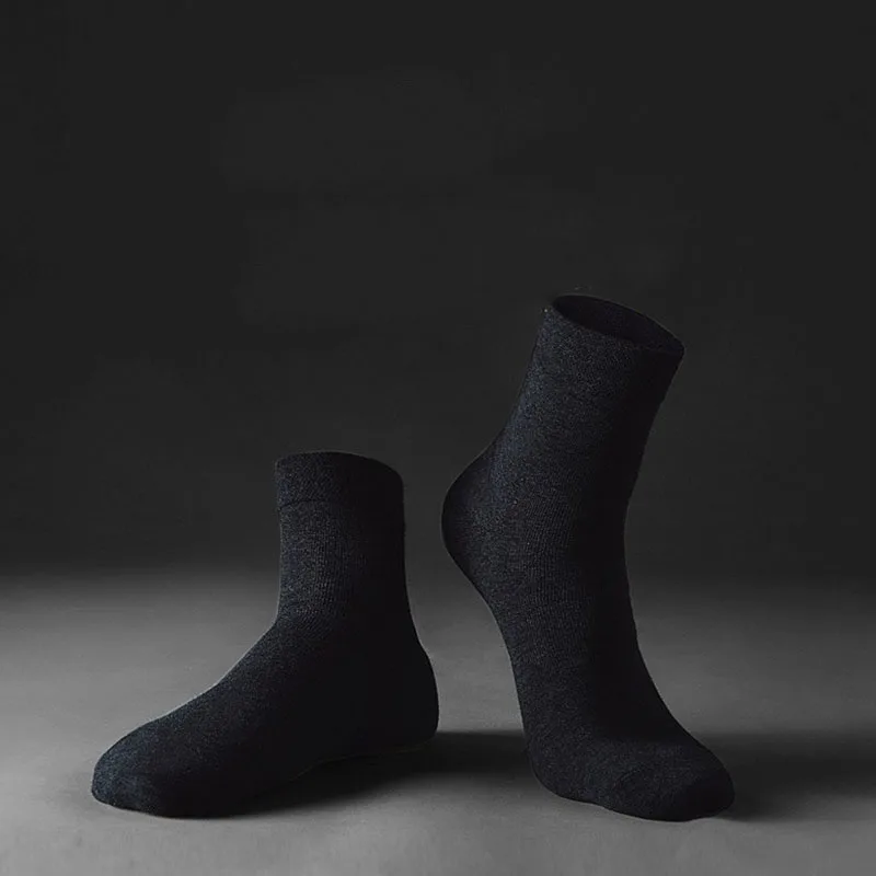 3 пары, модель весна-осень, нано-ионные дезодорирующие носки с рисунками шейпинга мужские носки в деловом стиле, одноцветные носки из чесаного хлопка, мужские Meias