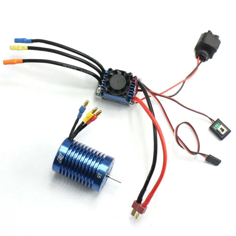 

RC Brushless Combo for 1/10 1/12 Car Truck 60A ESC Brushless Speed Controller + 9T/10T/12T 3850 3500 2850KV Motor